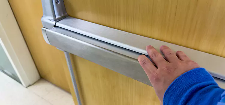 Installing a Push Bar on a Door Fall River